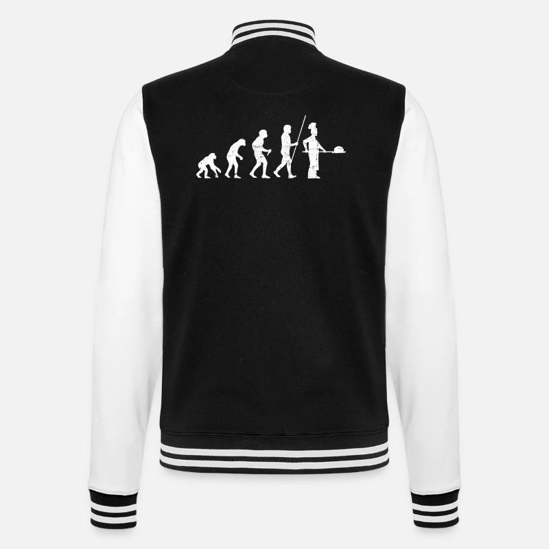 Boulanger Evolution Look Vieilli - Veste Teddy - noir/blanc