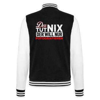 Fotograf Fotografie Photograph fotografieren - College-Sweatjacke - Schwarz/Weiß - Hinten - Marisol (170cm)