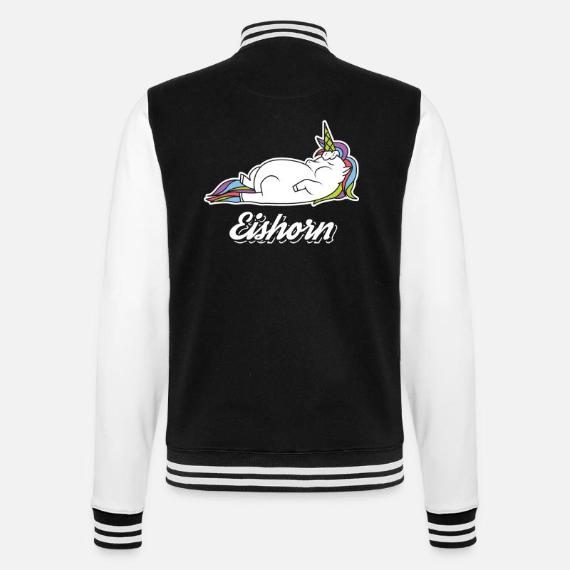 iceHorn - Veste Teddy - noir/blanc