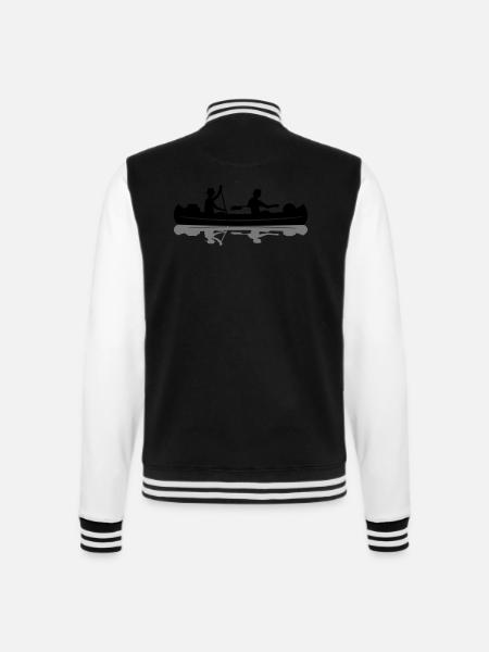 Sport - Kanu - College-Sweatjacke - Schwarz/Weiß