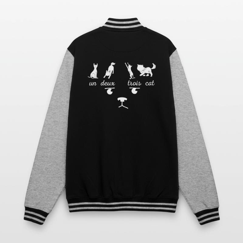 A Cat Two Three College Sweat Jacket