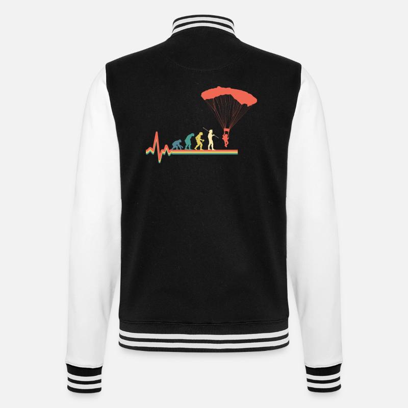 Parachutisme Évolution du parachutisme - Veste Teddy - noir/blanc