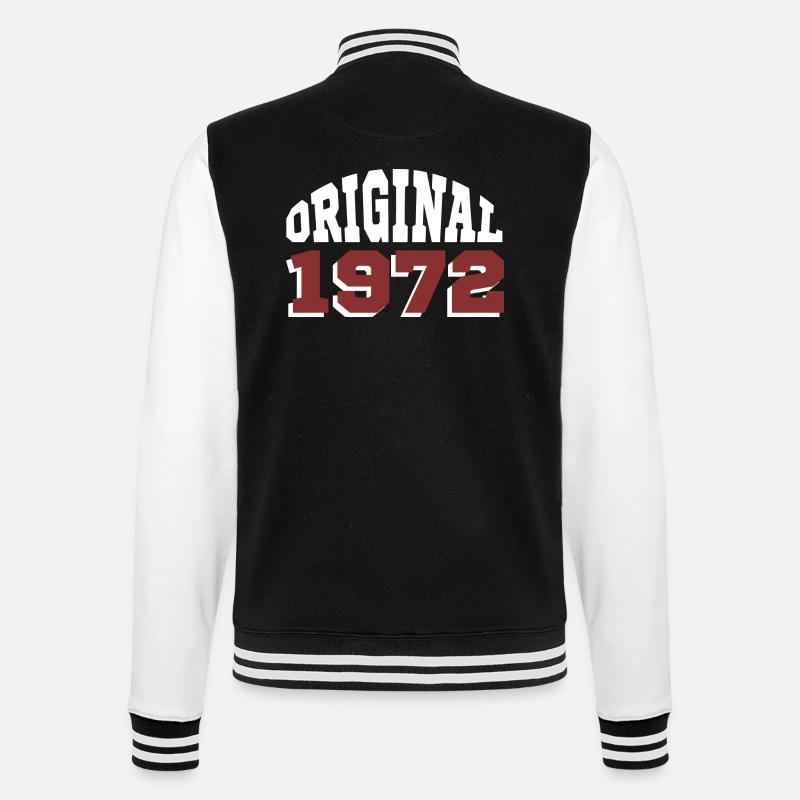 Original 1972 - Veste Teddy - noir/blanc