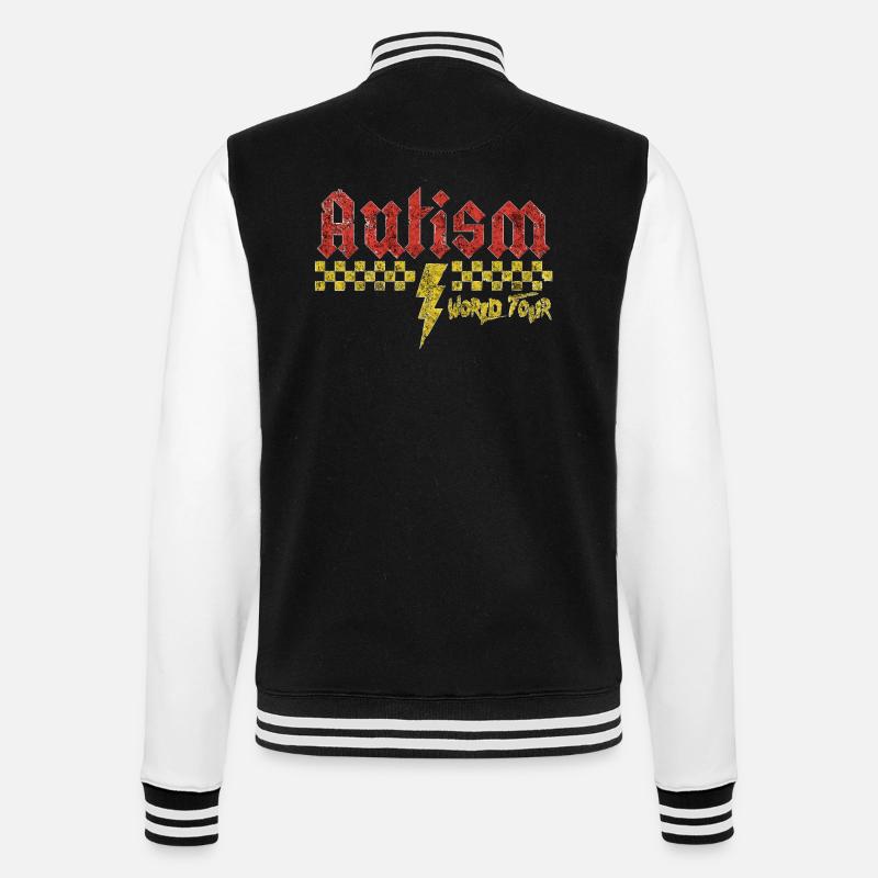 Sensibilisation à l’autisme différent différent mieux - Veste Teddy - noir/blanc