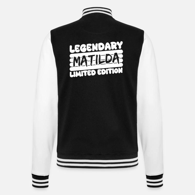 Nom : Matilda - Veste Teddy - noir/blanc