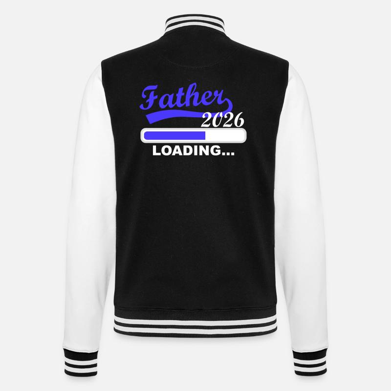 Vater 2026 Wird Bald Wirklichkeit - College-Sweatjacke - Schwarz/Weiß