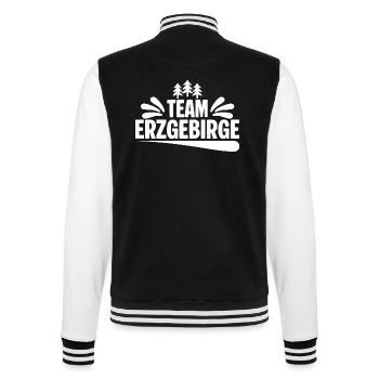 Team Erzgebirge - College-Sweatjacke - Schwarz/Weiß - Hinten - Marisol (170cm)