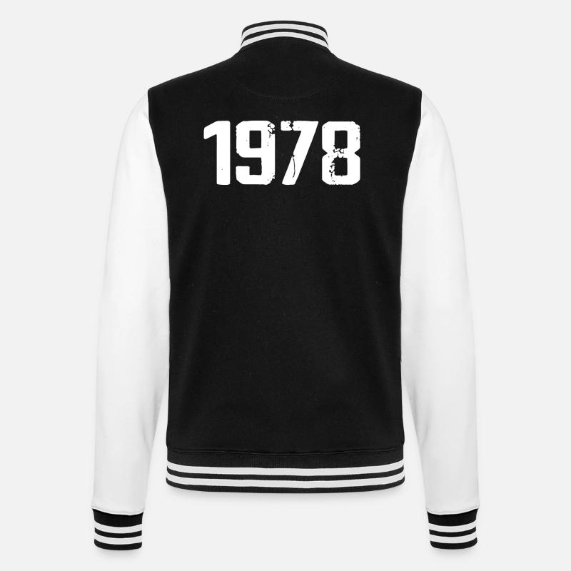 1978 - Awesome since 1978 - College Sweat Jacket - black/white