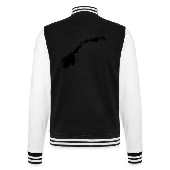 Norwegen - College-Sweatjacke - Schwarz/Weiß - Hinten - Marisol (170cm)