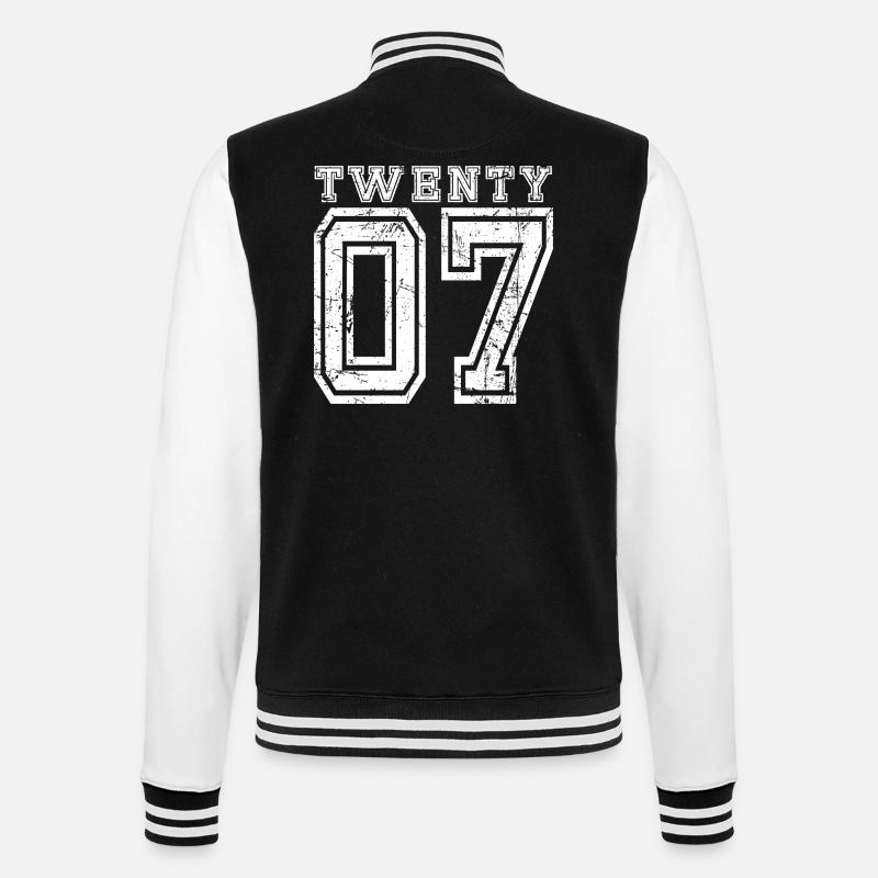 Twenty 2007 - College Sweat Jacket - black/white
