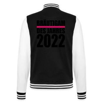 bräutigam - College-Sweatjacke - Schwarz/Weiß - Hinten - Marisol (170cm)