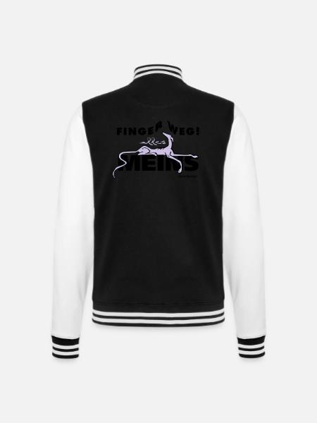 Meins - College Sweat Jacket - black/white