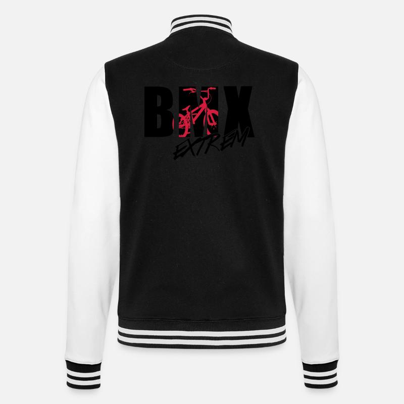 bmx 2_2c - Veste Teddy - noir/blanc