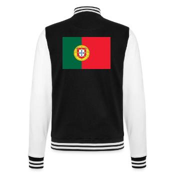 Portugal - College-Sweatjacke - Schwarz/Weiß - Hinten - Marisol (170cm)