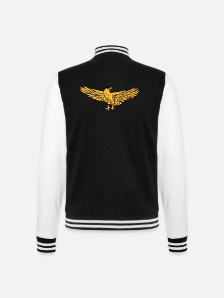 Eagle Rome SPQR - Veste Teddy - noir/blanc