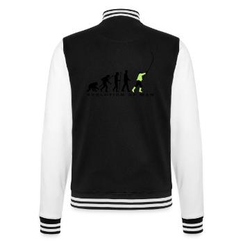 evolution_angler_042013_a_2c - College Sweat Jacket - black/white - Back - Marisol (170cm)