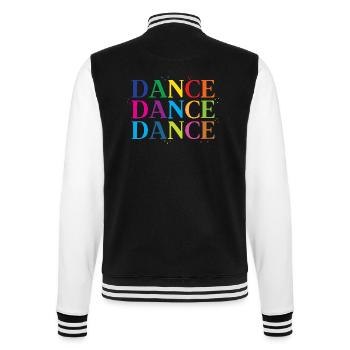 danse danse danse danse en arc-en-ciel - Veste Teddy - noir/blanc - Dos - Marisol (170cm)
