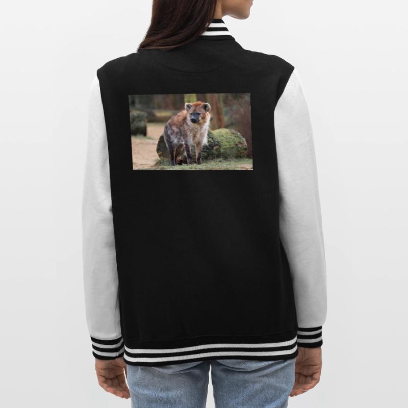 Hyäne oder Hyäne oder Harpyie (auf Deutsch Hyäne) Hyäne College-Sweatjacke