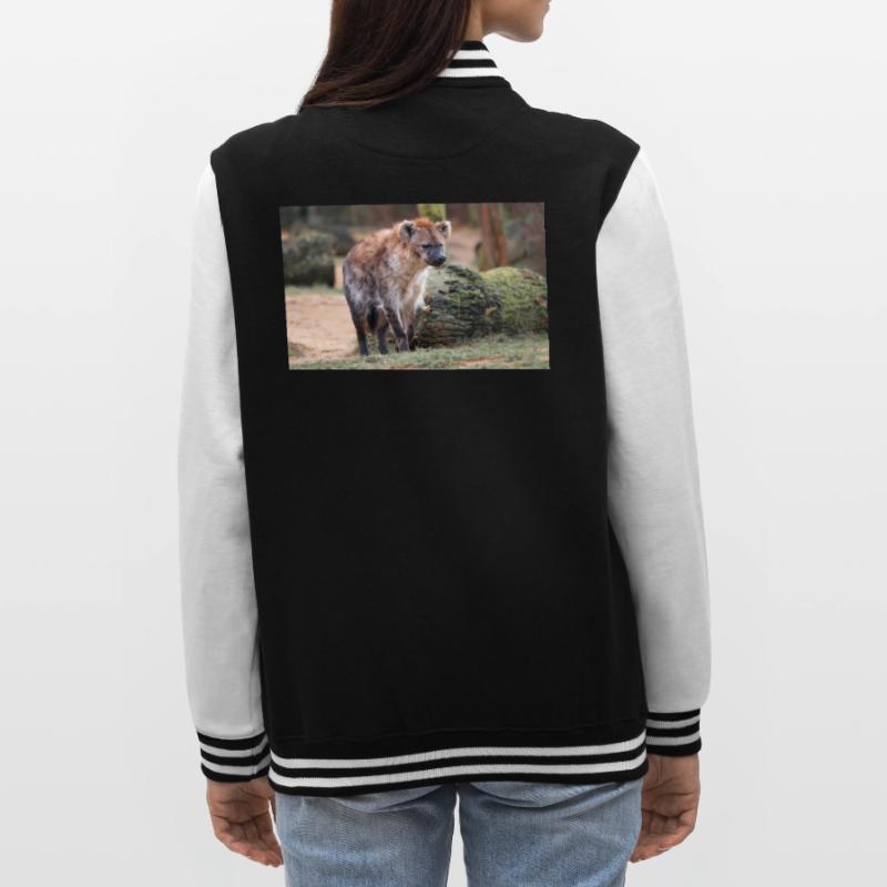 Hyäne oder Hyäne oder Harpyie (auf Deutsch Hyäne) Hyäne College-Sweatjacke