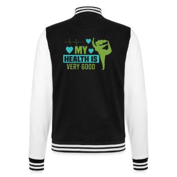 MA SANTÉ EST TRÈS BONNE - Veste Teddy - noir/blanc - Dos - Marisol (170cm)