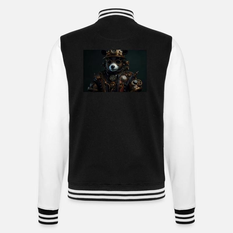 Panda 4 - Veste Teddy - noir/blanc