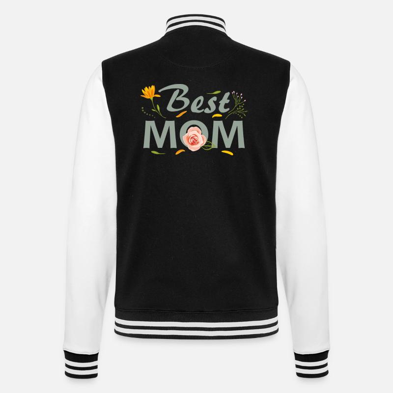 Meilleure maman - Veste Teddy - noir/blanc