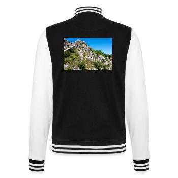 Festung Knin (Kninska tvrđava) Kroatien - College-Sweatjacke - Schwarz/Weiß - Hinten - Marisol (170cm)