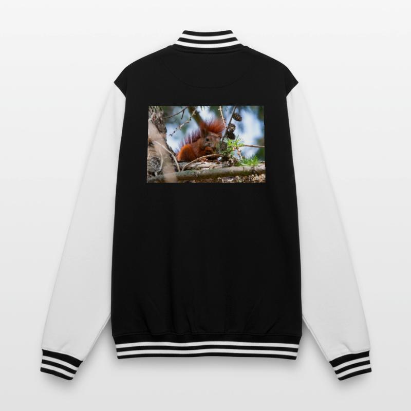 squirrel (in german Eichhörnchen) Sciurus College Sweat Jacket
