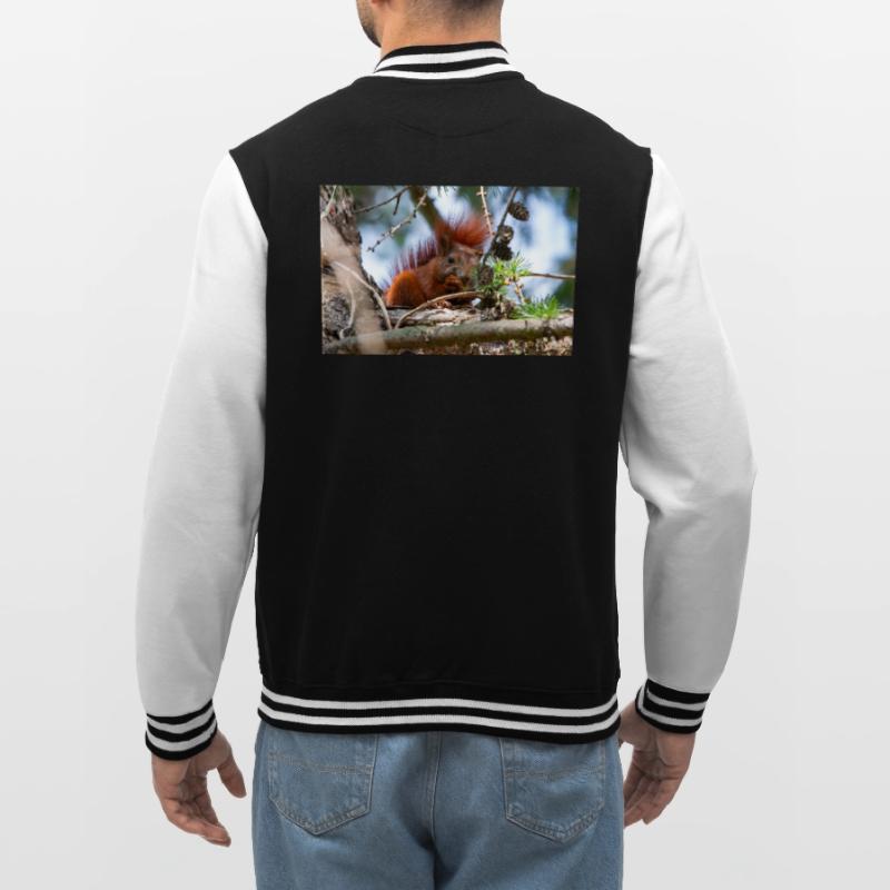 squirrel (in german Eichhörnchen) Sciurus College Sweat Jacket