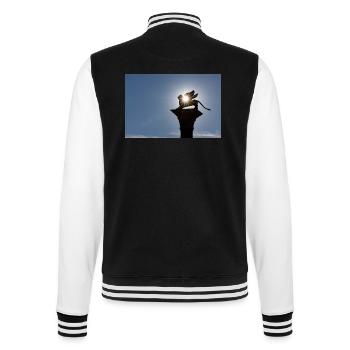 Venezianischer Löwe - College-Sweatjacke - Schwarz/Weiß - Hinten - Marisol (170cm)