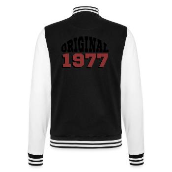 Original 1977 - Veste Teddy - noir/blanc - Dos - Marisol (170cm)