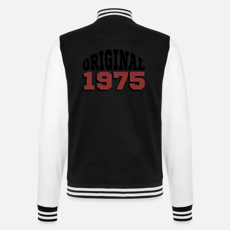 Original 1975 - Veste Teddy - noir/blanc