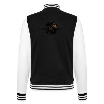 Palmier d’été de l’île - Veste Teddy - noir/blanc - Dos - Marisol (170cm)