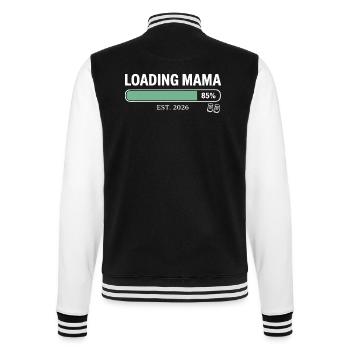 Loading Mama 2026 Schwangerschaft - College-Sweatjacke - Schwarz/Weiß - Hinten - Marisol (170cm)