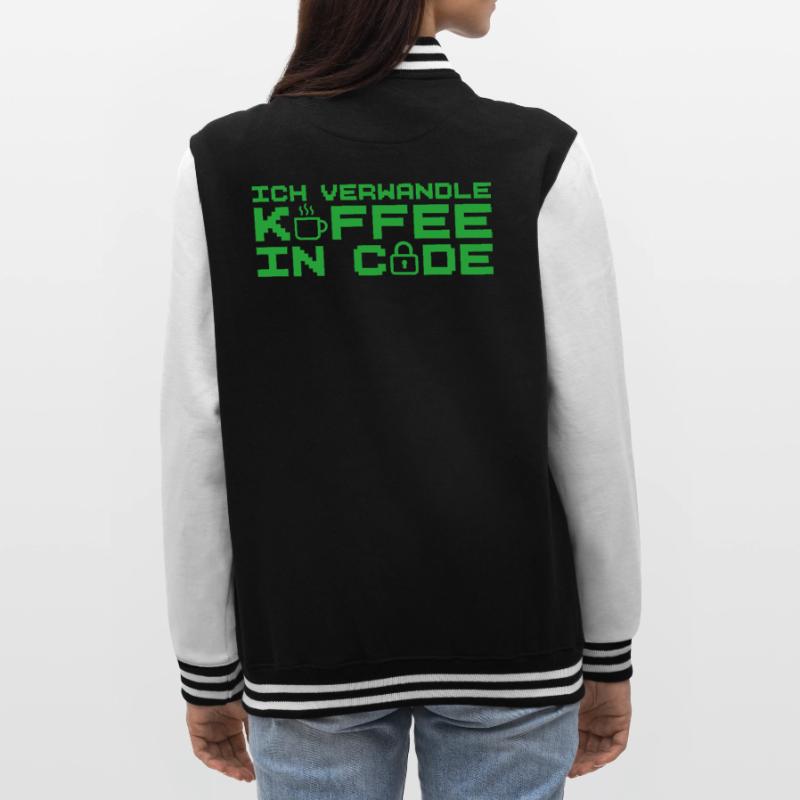 Informatik Verwandle Kaffee in Code Programmierer College-Sweatjacke