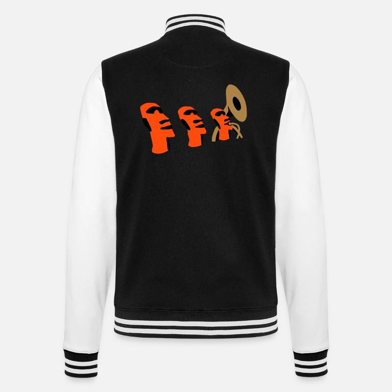 sousaphone rapa nui - College-Sweatjacke - Schwarz/Weiß