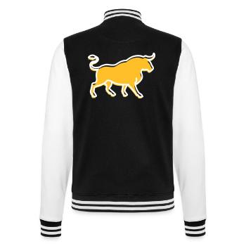 Un taureau sauvage - Veste Teddy - noir/blanc - Dos - Marisol (170cm)