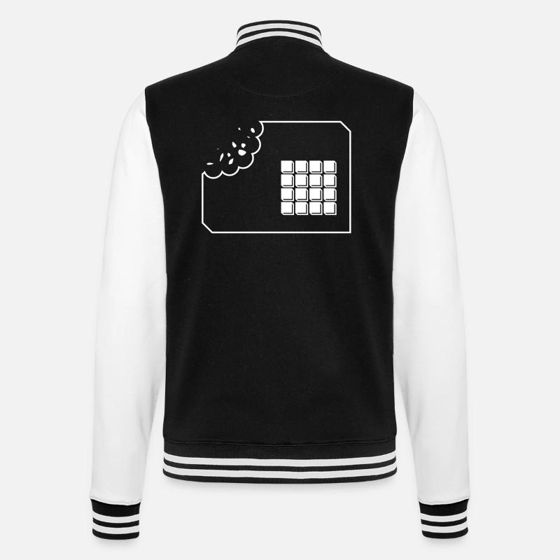 MPC BISS - College-Sweatjacke - Schwarz/Weiß