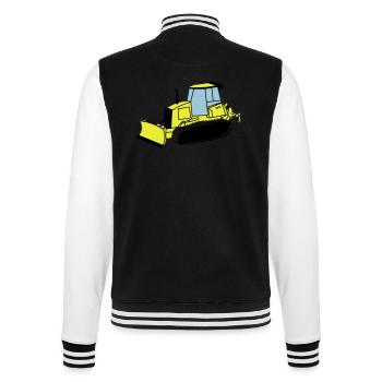 Planierraupe - College-Sweatjacke - Schwarz/Weiß - Hinten - Marisol (170cm)
