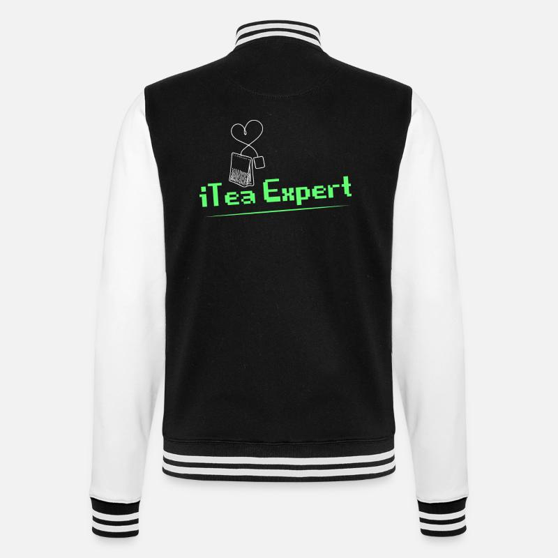 iTea Expert Software Coding - College Sweat Jacket - black/white