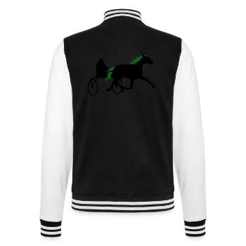 Sulki im Trab - College-Sweatjacke - Schwarz/Weiß - Hinten - Marisol (170cm)