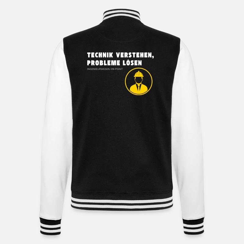 Understanding technology, solving problems Engineering . - College Sweat Jacket - black/white
