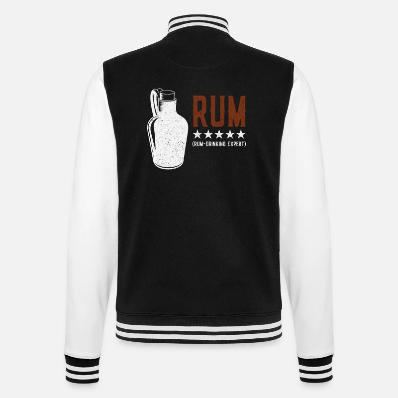 Rhum - Drinking Expert Rumtrinker - Veste Teddy - noir/blanc