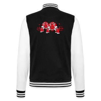 2 Turtle Devil Hell Team Evil Demon Friends - College Sweat Jacket - black/white - Back - Marisol (170cm)