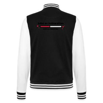 bébé en préparation - Veste Teddy - noir/blanc - Dos - Marisol (170cm)