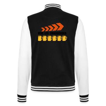 vive les embuscades1 - Veste Teddy - noir/blanc - Dos - Marisol (170cm)