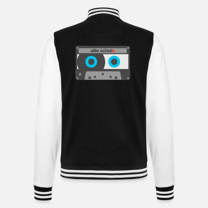 Alte Schule - College-Sweatjacke - Schwarz/Weiß