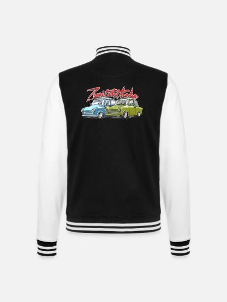 Erichs Erben zweitaktliebe - College-Sweatjacke - Schwarz/Weiß