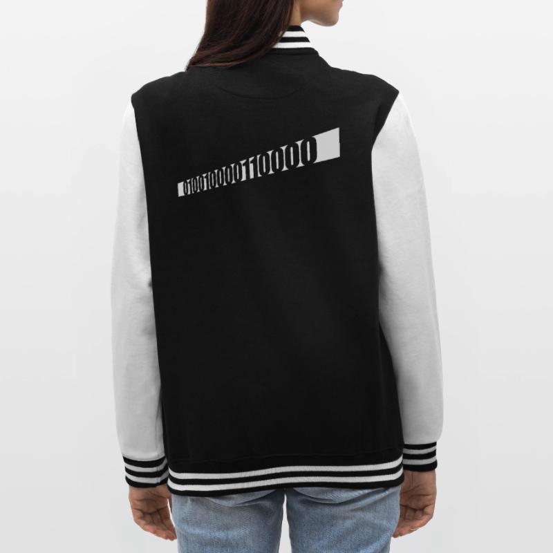 Langage de programme de code binaire Veste Teddy