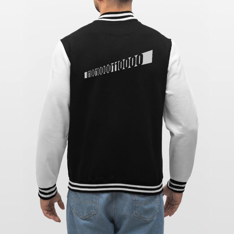 Binär Code Programm Sprache College-Sweatjacke